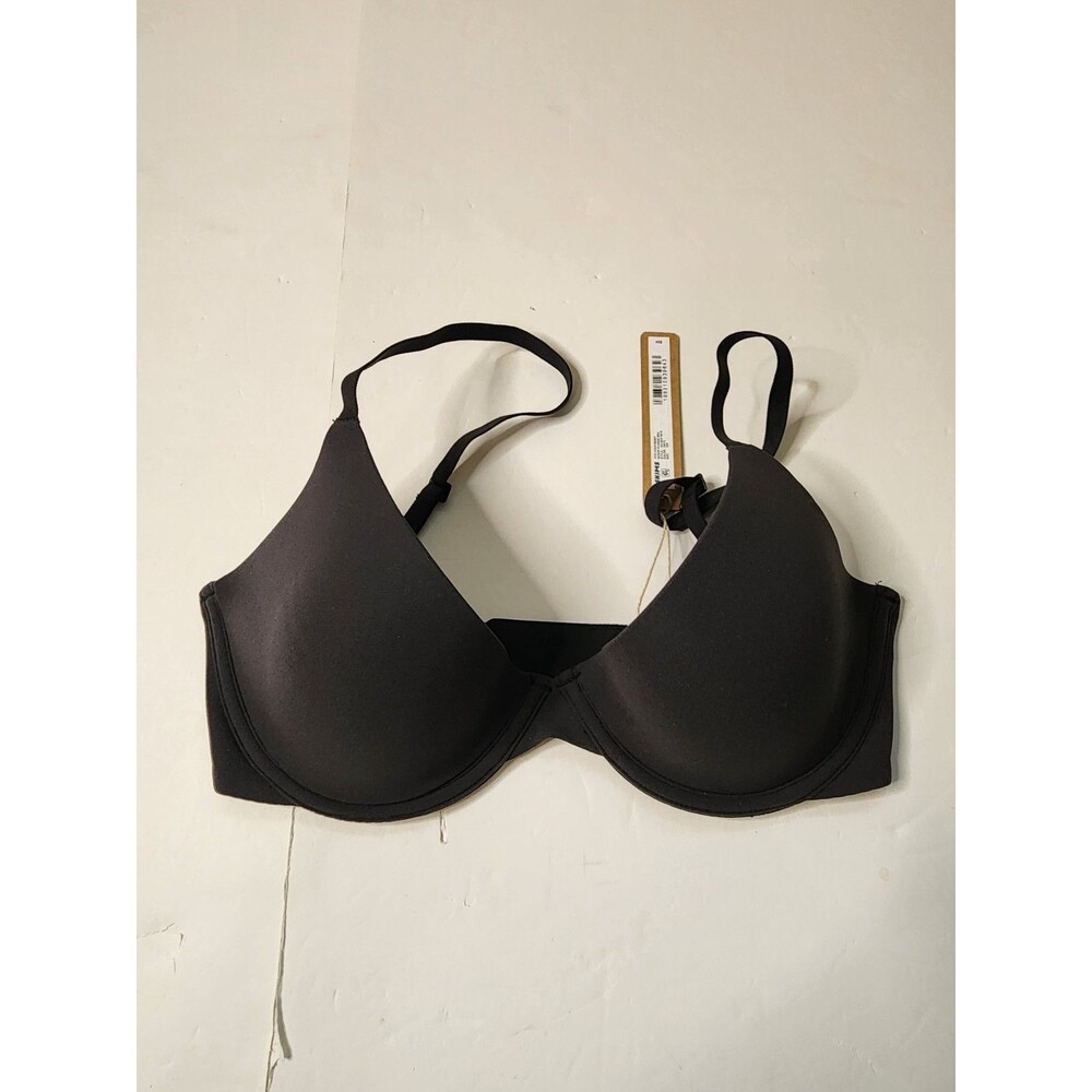 Skims Bra Womens 32D Onyx Fits Everybody Scoop Plunge Bra